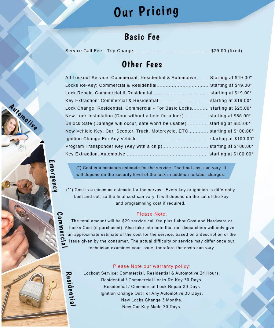 City Locksmith Services Brooklyn, OH 216-714-0237